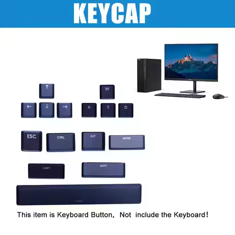 ESC CTRL ALT SHIFT Space Keys W A S D Up Down Left Right Keys Key Caps Keycap For Logitech G913 G915