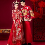 GAUN PENGANTIN CHINESE WEDDING DRESS / GAUN PENGANTIN ALA CHINA 2 PCS