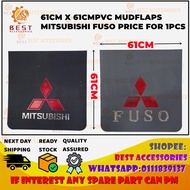 61CM X 61CM PVC MUDFLAPS MITSUBISHI FUSO PRICE FOR  1PCS HIGH QUALITY