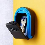 Plastic Key Box With Numeric Code Lock, Advertising Decoration, Wall Mounted Key Storage Organizer, 