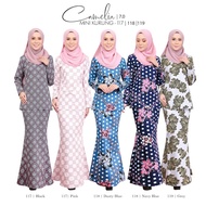 CAMELIA MINI KURUNG COTTON | Baju Kurung Mini Moden | Baju Raya Perempuan | Cream Navy Blue Pink Bla