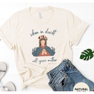 Mother Mary Shirt Catholic Marian Shirt Catholic Shirt Catholic Gift Mother's Day Gift Mother's