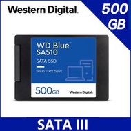 【WD】WD 藍標 SA510 500GB 2.5吋 SSD 固態硬碟(WDS500G3B0A)