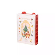 [5pcs/pack]Merry Christmas 6Cavity Gift Box With Handle / New Year&Xmas Candy Biscuits Nougats Snack