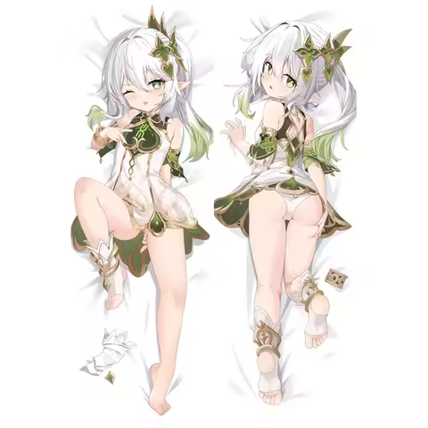 Anime 2-Side Print Hugging Body Cushion Cover Otaku Decor Pillow Case Genshin Impact Nahida Dakimaku