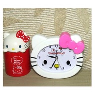 Hello Kitty 造型鬧鐘 時鐘 大頭造型 貼鑽 DIY KT 凱蒂貓 Kitty造型鬧鐘