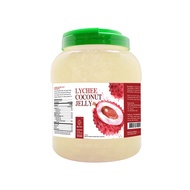 18CTEA- Lychee Coconut Jelly 3.8kg【HALAL】Nata de Coco 奶茶专用荔枝水果口味椰果 3.8kg