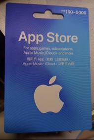 香港apple app store itune 卡 150面值