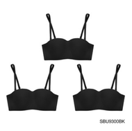 (Set 3 ชิ้น) Sabina เสื้อชั้นใน Invisible Wire (ไม่มีโครง) Body Bra The Series (เกาะอก) Seamless Fit