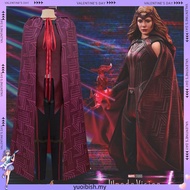 Wanda Vision Scarlet Witch Cosplay Costume Set Outfits Halloween Carnival Suit