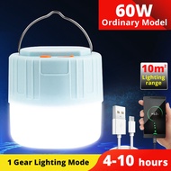 Aunlight 60W 190W 280W USB Rechargeable Power Display LED Night Market Light Bulb with Remote Contro