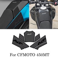 For CFMOTO 450MT MT450 CF 450 MT Fuel Tank Pad Motorcycle Accessories Knee Grip Decals Fuel IBEX450 