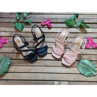 AN01 Women's Tofu Heel Sandals