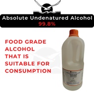 Undenatured Food AR BP grade Absolute Alcohol 2.5L for Industry Lab Food