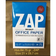 A4 75gram ZAP hvs paper