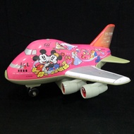 Rare TOMY 50th Anniversary Japan Airlines Disney Collectible Airplane Boeing 747 model toy