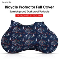 Louislife Full Bicycle Protector Cover MTB Road Bike Dustproof Scratch-proof Storage Bag Bike Frame Wheel Protection Equipment LSE