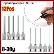 PTKFPT09 12Pcs Dispensing|Needle, 8G-30G Fluids Blunt Tip Industrial Glue Injection Needle, Durable 