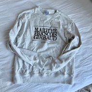 韓國 Marithe Francois Girbaud  MFG 燕麥色 圓領衛衣 (Size S)