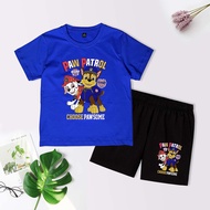 Bộ Quần Áo Trẻ Em CHÓ CỨU HỘ ART 2 Cotton Xịn 4 Chiều Quần Xẻ Túi Từ 7kg đến 32kg 4 Màu Hình In Bé T