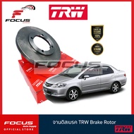 TRW จานดิสเบรคหลัง Honda Jazz GD City ZX ปี03-07 Civic EG ปี92-95 Civic EK ปี96-99 / จานดิสเบรก จานเ