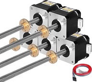 YEJMKJ 5 Pack Nema 17 Stepper Motor TR8x8 350mm with T8 Lead Screw 2 Phase 1.8βΒ°β High Torque 0.44Nm