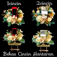 Bekas Cincin Hantaran/Tapak Cincin/Tempat cincin hantaran siap gubah