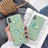 Casing OPPO Find X2 Realme 7 Pro 6 C3 X50 X2 Pro X7 X 3 XT C11 F11 Cute fruit Painted Avocado Phone 