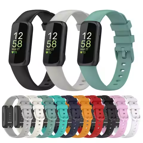 Sport Silicone Watch Band For Fitbit Inspire 3 Strap Sport Watchband Wristband For Fitbit Inspire 3 