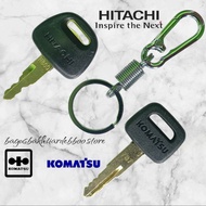 GANTUNGAN Key Komatsu - Hitachi Hitachi Master Key/ - Komatsu Bonus Stainless Steel Spring Keychain