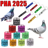 10Pcs PHA Pigeon rings 2025 Pigeons foot ring Singsing ng kalapati 2025 for Karera ng kalapati
