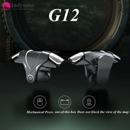 Ladysasa G12 Mobile Phone Gaming Trigger Game PUBG Joysticks Gamepad ABS Aim Key Button L1 R1 Contro