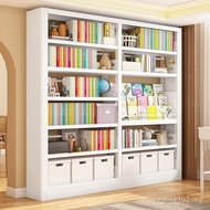 Living Room Bookcase Art Bookshelf Iron Household Rack Floor-standing Steel Storage Library Simple S