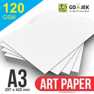 Kertas Printer Art Paper 120 GSM Ukuran A3 29.7 x 42 cm