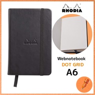 Rhodia Web Notebook A6 Dot Grid Black CF118569