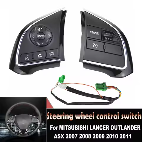 Cruise Control Switch Steering Wheel Audio Volume Button For Mitsubishi Outlander 3 Xpander Eclipse