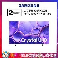 Samsung 75 UA75U8000FKXXM Crystal UHD U8000F 4K Smart TV (2025)