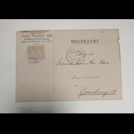 1933 Kartu Pos Briefkaart Nederland Indie