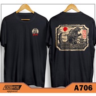 A706 T-Shirt Distro Men Japanese Anime Godzilla