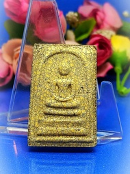 Releaase in  BE2556 Mixed 2515 Old Material  Rare Phra Somdej Roi Pee 100 Years Wat Rakang Pim Niyom