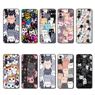 Fall protection cover for Samsung Galaxy S24 FE S24 Plus S24 Ultra Cute Cat Fashion protective cover