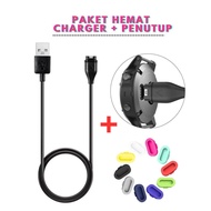 [Save Package] USB CHARGER CABLE + DUST CHARGER COVER - FOR ALL GARMIN WATCH - PROTECTION GARMIN SMA