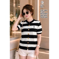 A1145 bkk knitted blouse top