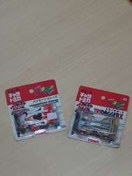 TOMY 迷你四驅車 兩架 （四驅兄弟）爆走兄弟