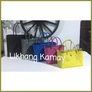 ♆ ♈ ☂ LIKHANG KAMAY Plastic Bayong Bag XL Modern Plastic Bayong Bag souvenir giveaways handmade