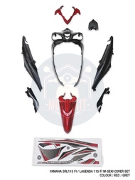 YAMAHA SRL115 FI SRL 115 FI LAGENDA 115 FI LAGENDA 115 FUEL INJECTION MSEKI M SEKI COVER SET BODY CO