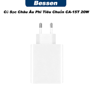 Hàng chính hãng đạt tiêu chuẩn châu Âu bộ sạc nhanh 20W phù hợp với iPhone 17-8 và các mẫu khác. Bộ