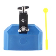 MY-Fast Delivery ABS Plastic Cowbell Quick Release Mount Drum Stick Baby Toy Kit (Blue)