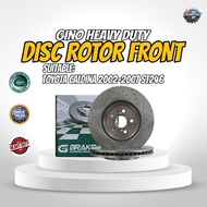 GINO DISC ROTOR FRONT & REAR FOR TOYOTA CALDINA 2002-2007 ST246