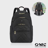 【OMC】纖美大容量旅行休閒後背包(無胸扣) 黑色